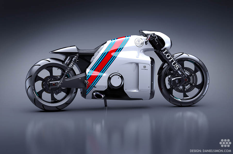 Illustration for article titled Gorgeous Lotus C-01 bike is half retro, half Tron, full awesome